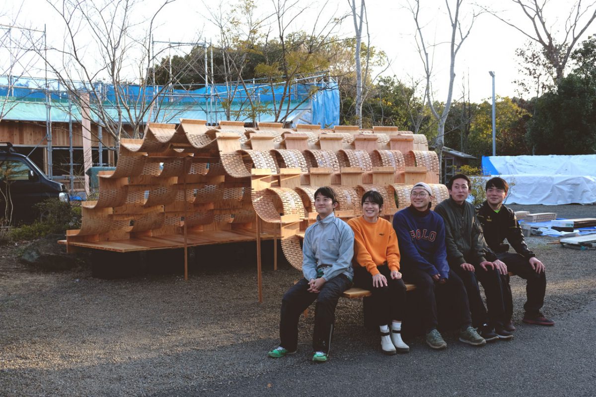 2022.03.13_『南日本新聞』にて鹿児島大学大学院生と共同制作した木造あずまやが掲載されました